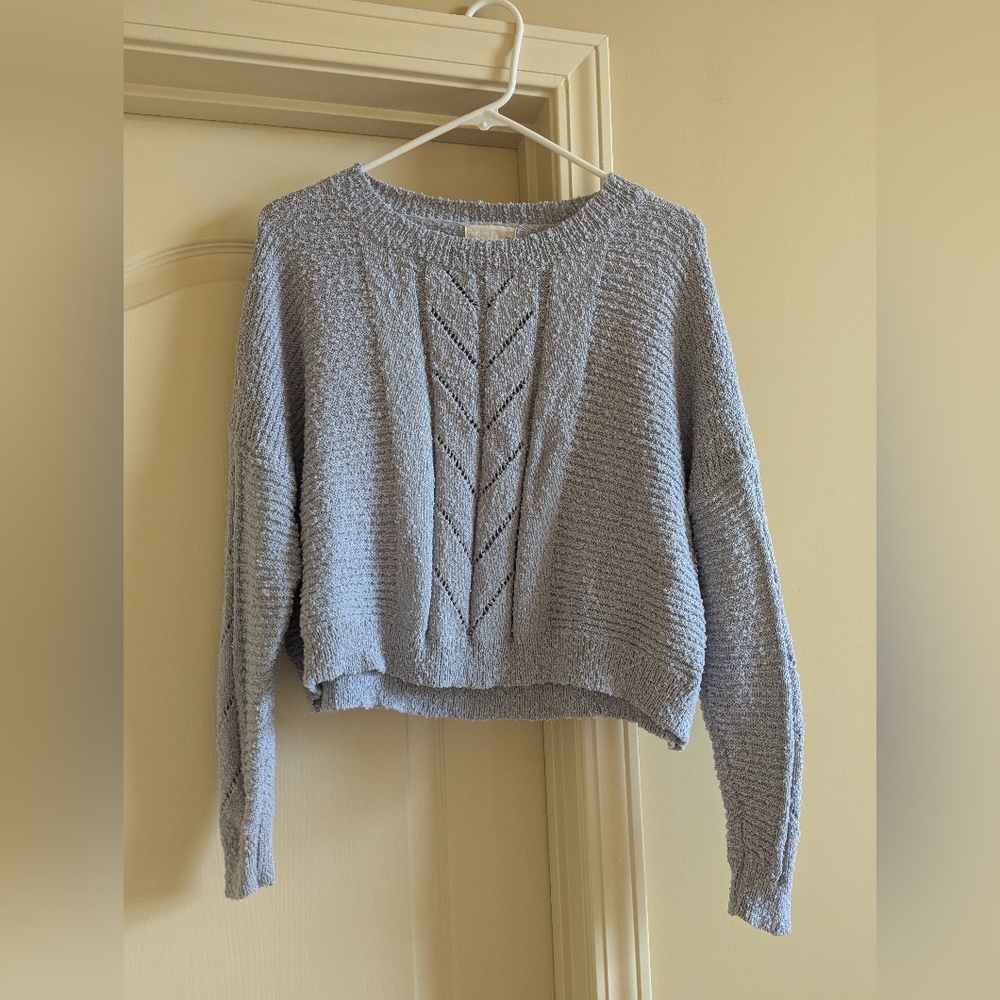 Altar'd State Women's Blue Knit Sweater
